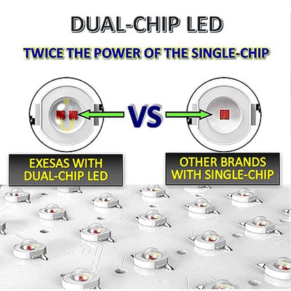 3000W No Flicker Low EMF Dual-Chip Redlight Therapy Device Full Body 660Nm 850Nm near Infrared LED Therapy Panel Lamp