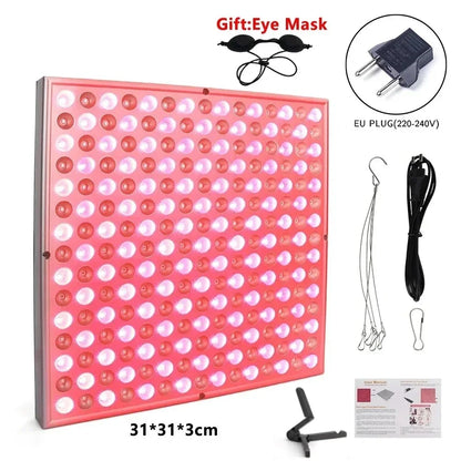 LED Red Light Therapy Panel Lamp for Facial anti Aging Skin Care Beauty 225 LED Light Body Pain Relief Physical Therapy Tools