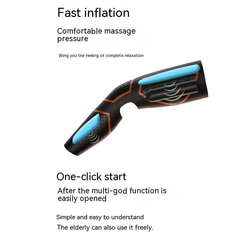 Air Compression Leg Massager Rechargeable Heating for Muscle Relaxation Promote Blood Weightloss Professional Leg Pneumatic Boot
