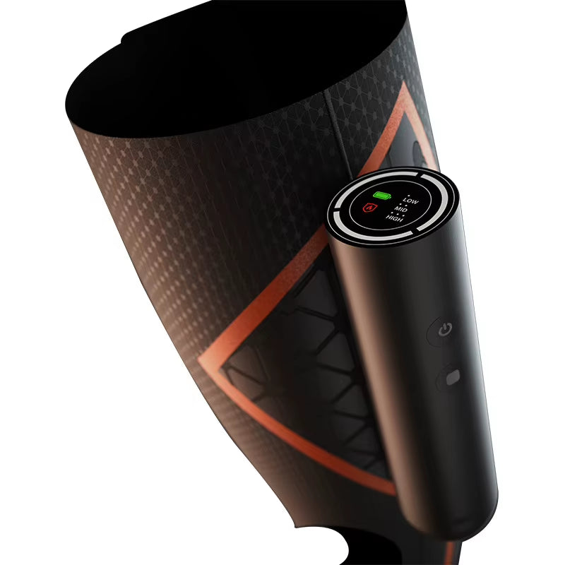 Air Compression Leg Massager Rechargeable Heating for Muscle Relaxation Promote Blood Weightloss Professional Leg Pneumatic Boot