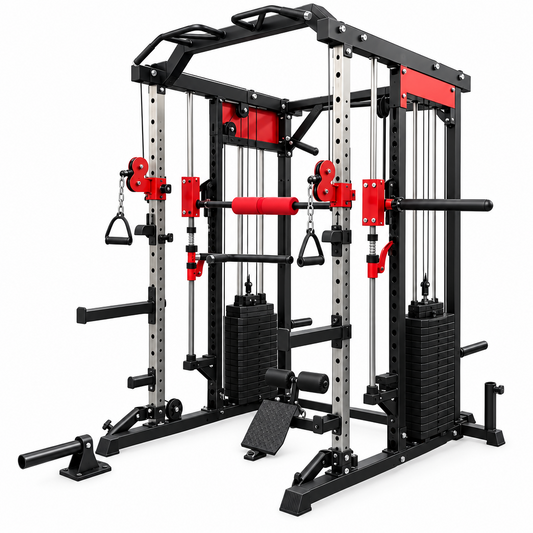 Multi Gym Smith Machine with Weights